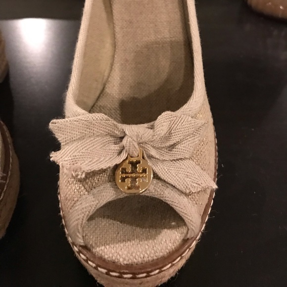 Tory Burch Jackie Espadrille wedges SIZE: 7 - Picture 3 of 4